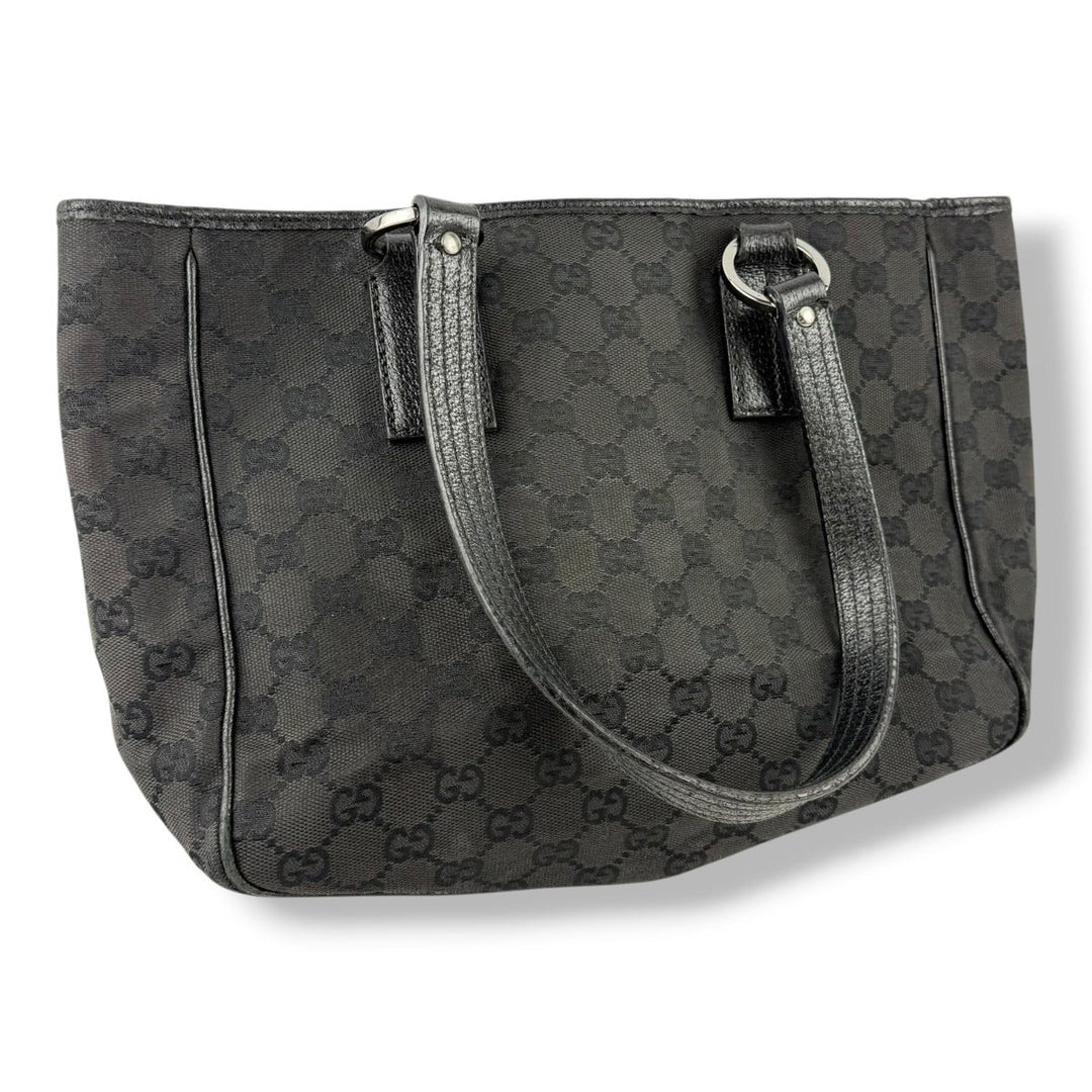Gucci GG Black Supreme Canvas Tote Bag - Lux Central
