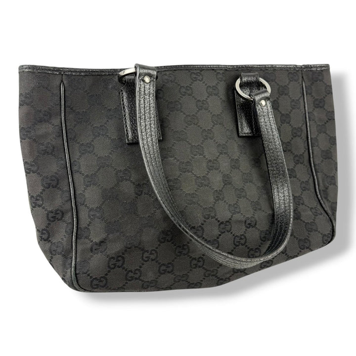 Gucci GG Black Supreme Canvas Tote Bag - Lux Central
