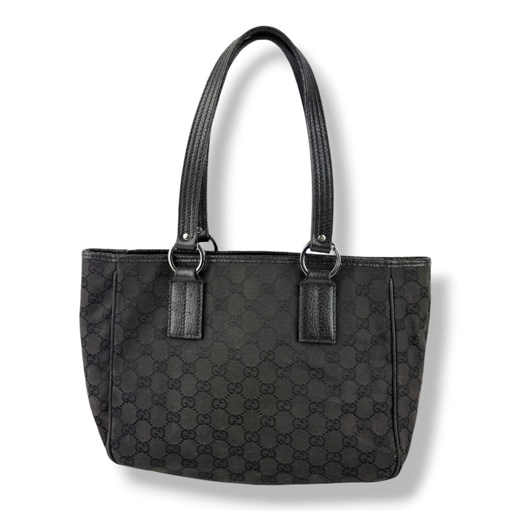 Gucci GG Black Supreme Canvas Tote Bag - Lux Central