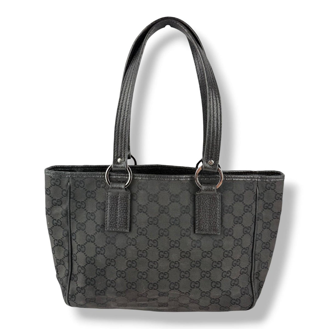 Gucci GG Black Supreme Canvas Tote Bag - Lux Central