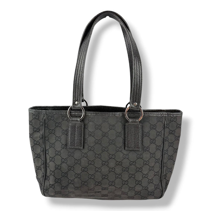 Gucci GG Black Supreme Canvas Tote Bag - Lux Central