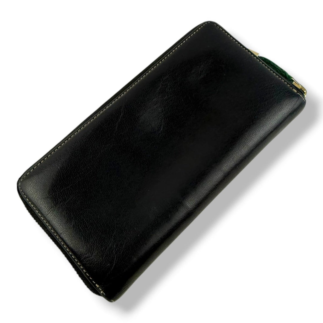Gucci GG Black Zip Around Wallet - Lux Central
