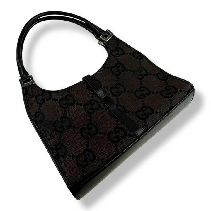 Gucci GG Black/Brown Jackie Shoulder Handbag - Lux Central