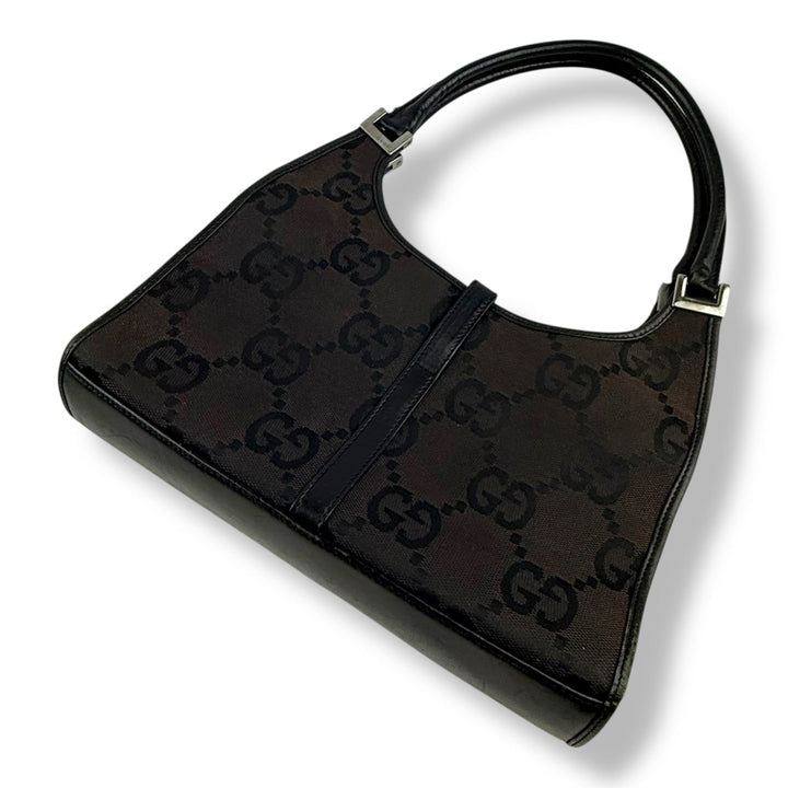 Gucci GG Black/Brown Jackie Shoulder Handbag - Lux Central