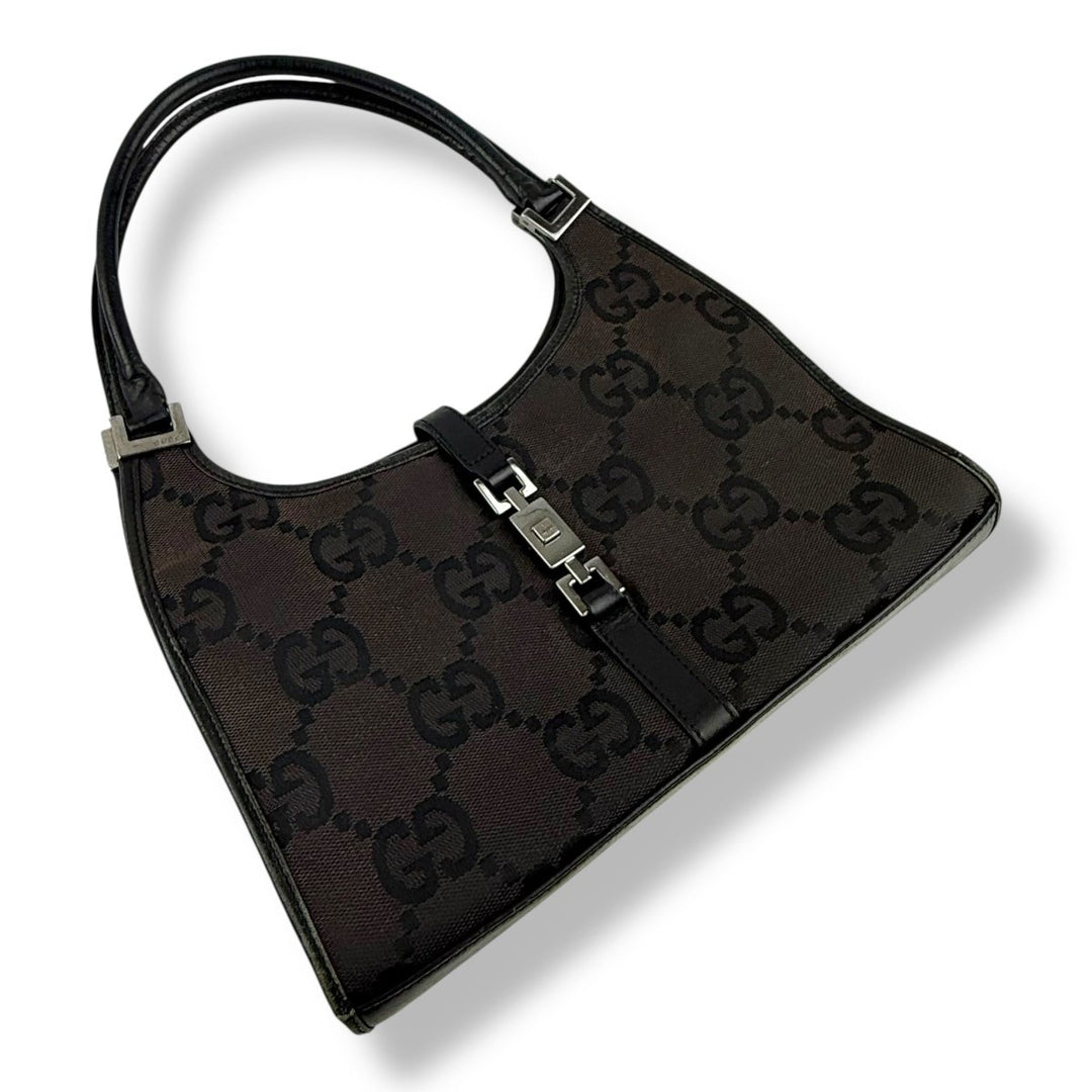 Gucci GG Black/Brown Jackie Shoulder Handbag - Lux Central
