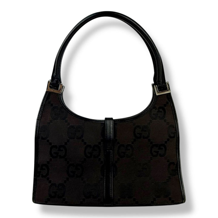 Gucci GG Black/Brown Jackie Shoulder Handbag - Lux Central
