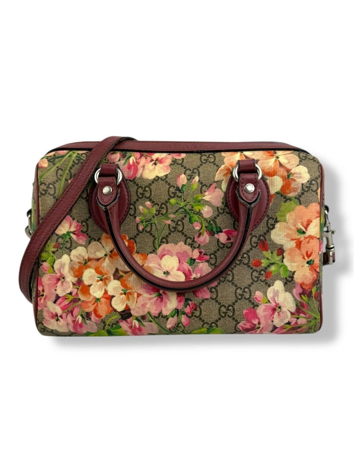 Gucci GG Bloom Boston Mini Duffle Crossbody Bag - Lux Central