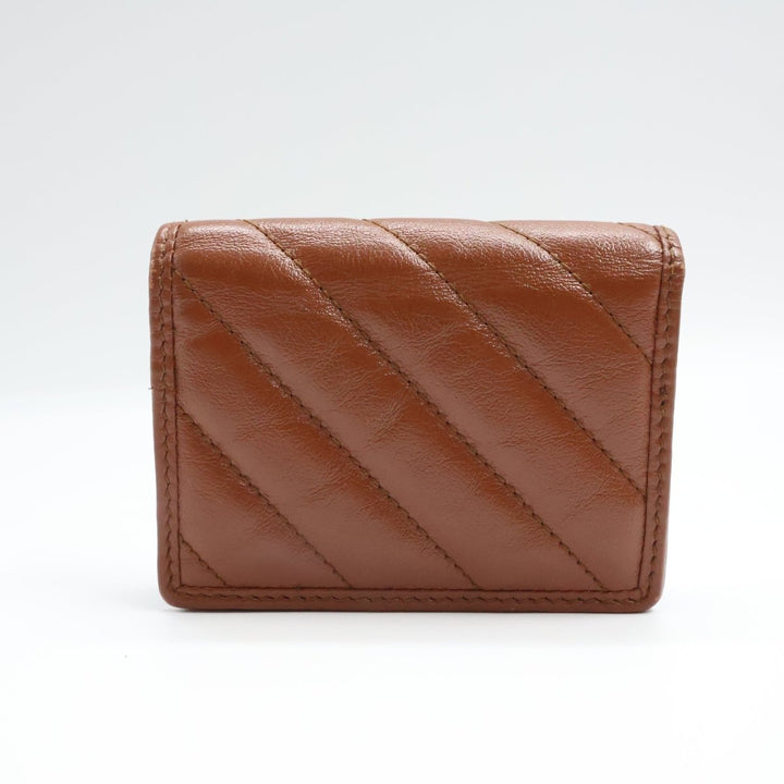 Gucci GG Brown Marmont Card Case Wallet - Lux Central