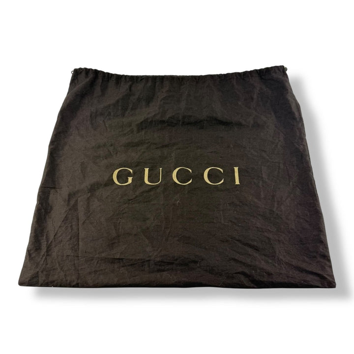 Gucci GG Brown Supreme Boston Medium Bowling Bag - Lux Central