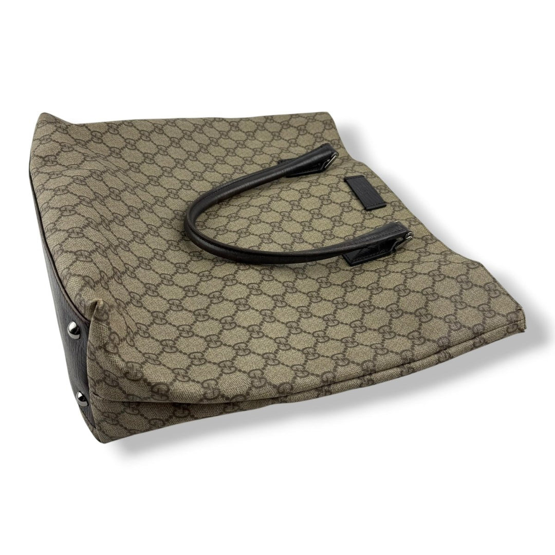 Gucci GG Canvas Beige / Brown Tote Bag - Lux Central