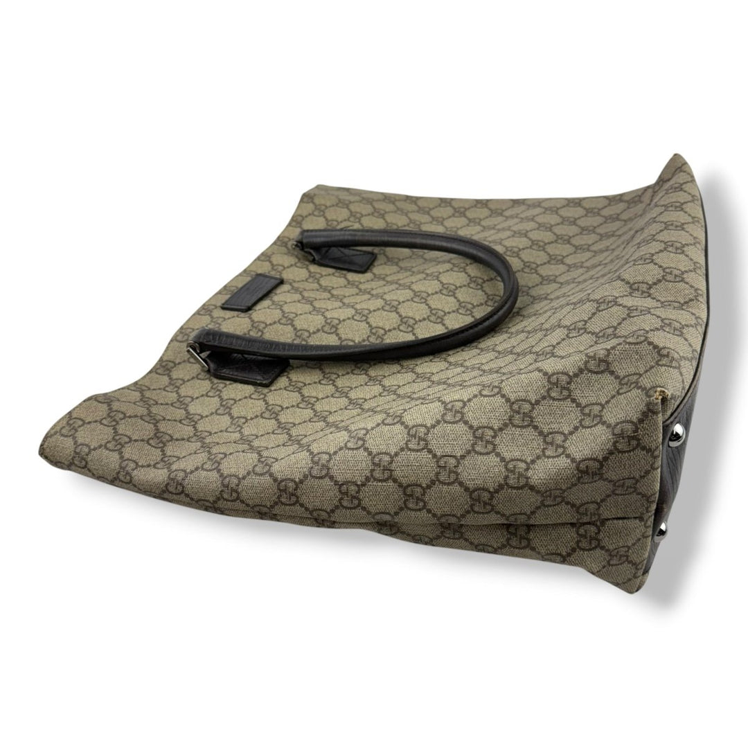 Gucci GG Canvas Beige / Brown Tote Bag - Lux Central