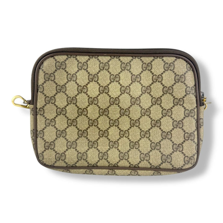 Gucci GG Canvas Beige Crossbody Bag - Lux Central