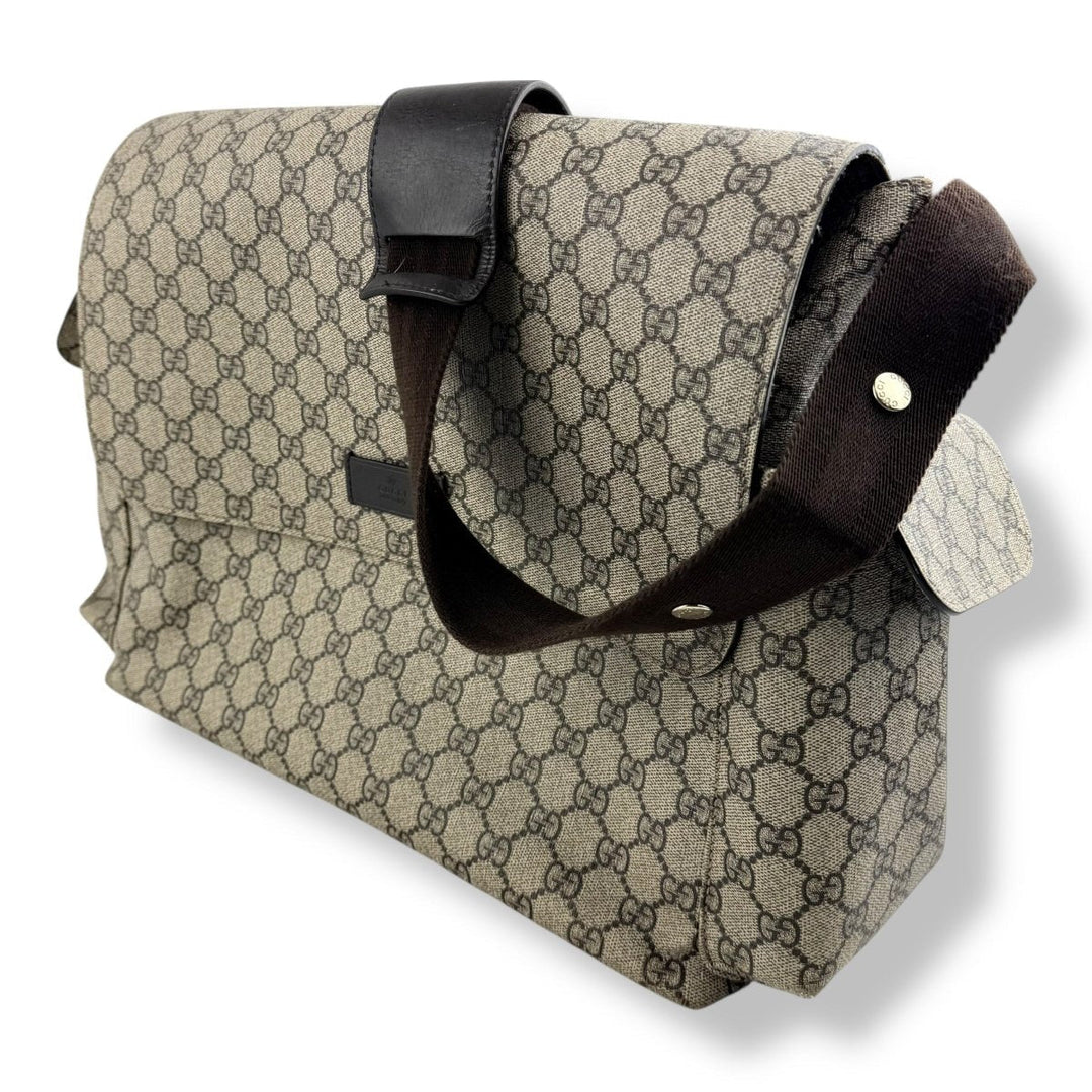 Gucci GG Canvas Beige Large Changing Bag - Lux Central