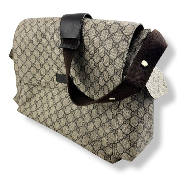 Gucci GG Canvas Beige Large Changing Bag - Lux Central