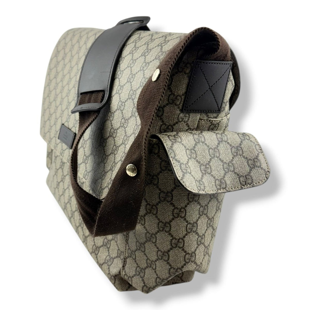 Gucci GG Canvas Beige Large Changing Bag - Lux Central