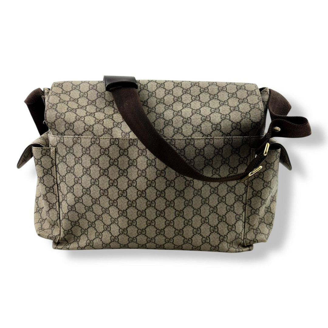 Gucci GG Canvas Beige Large Changing Bag - Lux Central