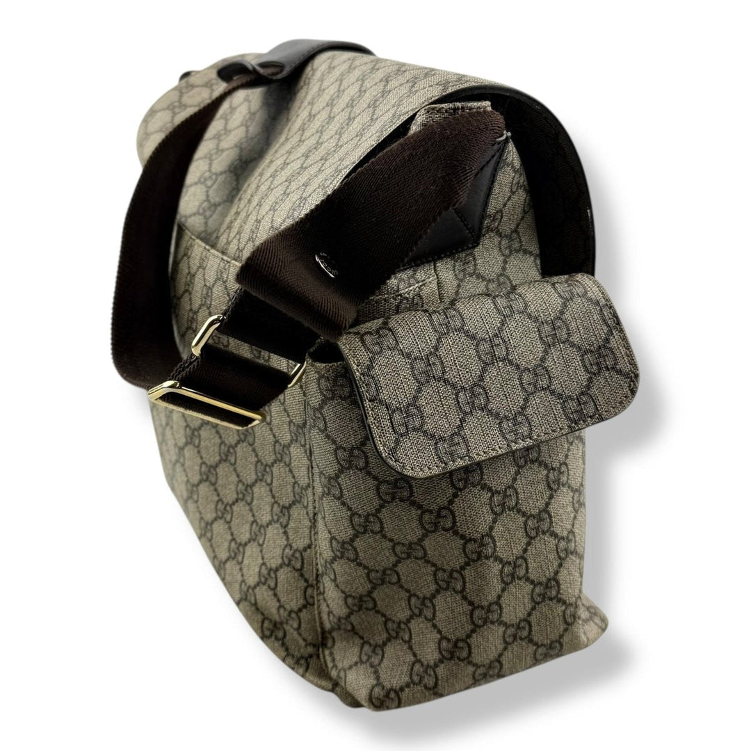 Gucci GG Canvas Beige Large Changing Bag - Lux Central