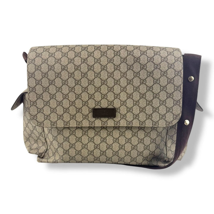 Gucci GG Canvas Beige Large Changing Bag - Lux Central