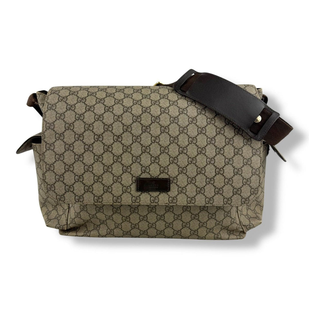 Gucci GG Canvas Beige Large Changing Bag - Lux Central