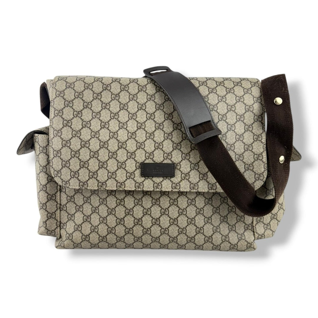 Gucci GG Canvas Beige Large Changing Bag - Lux Central