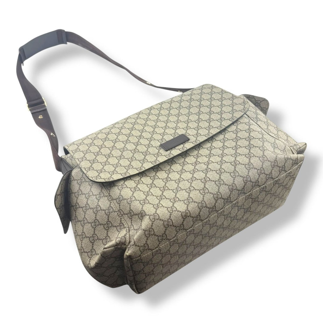Gucci GG Canvas Beige Large Changing Bag - Lux Central