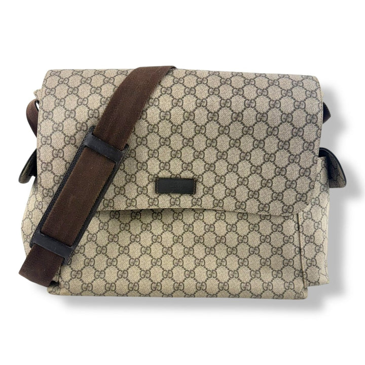 Gucci GG Canvas Beige Large Changing Bag - Lux Central