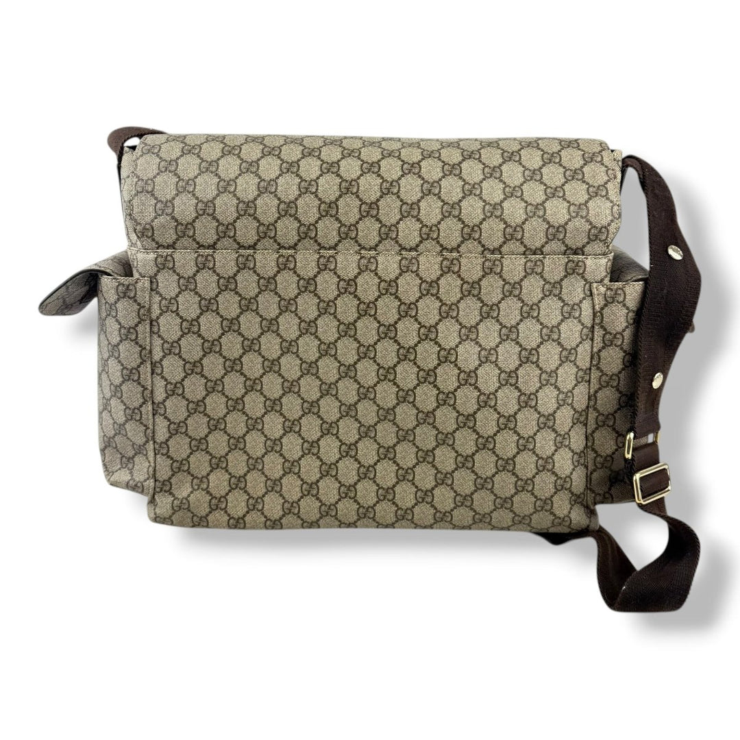 Gucci GG Canvas Beige Large Changing Bag - Lux Central