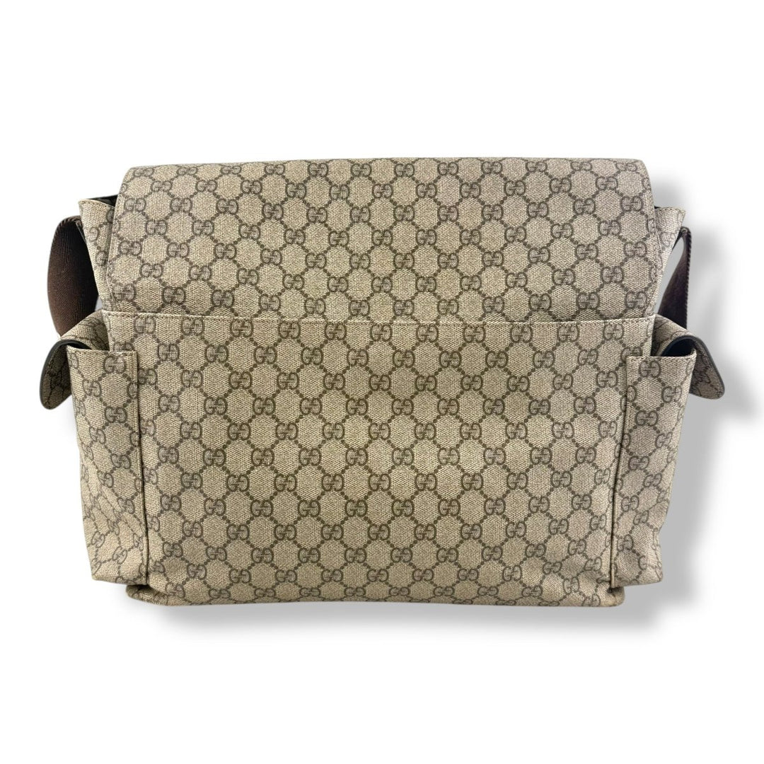 Gucci GG Canvas Beige Large Changing Bag - Lux Central