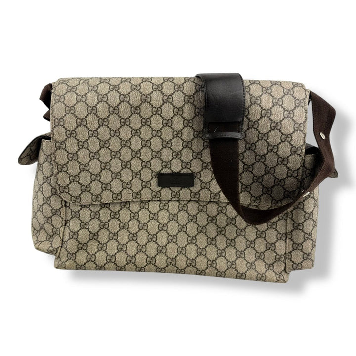 Gucci GG Canvas Beige Large Changing Bag - Lux Central