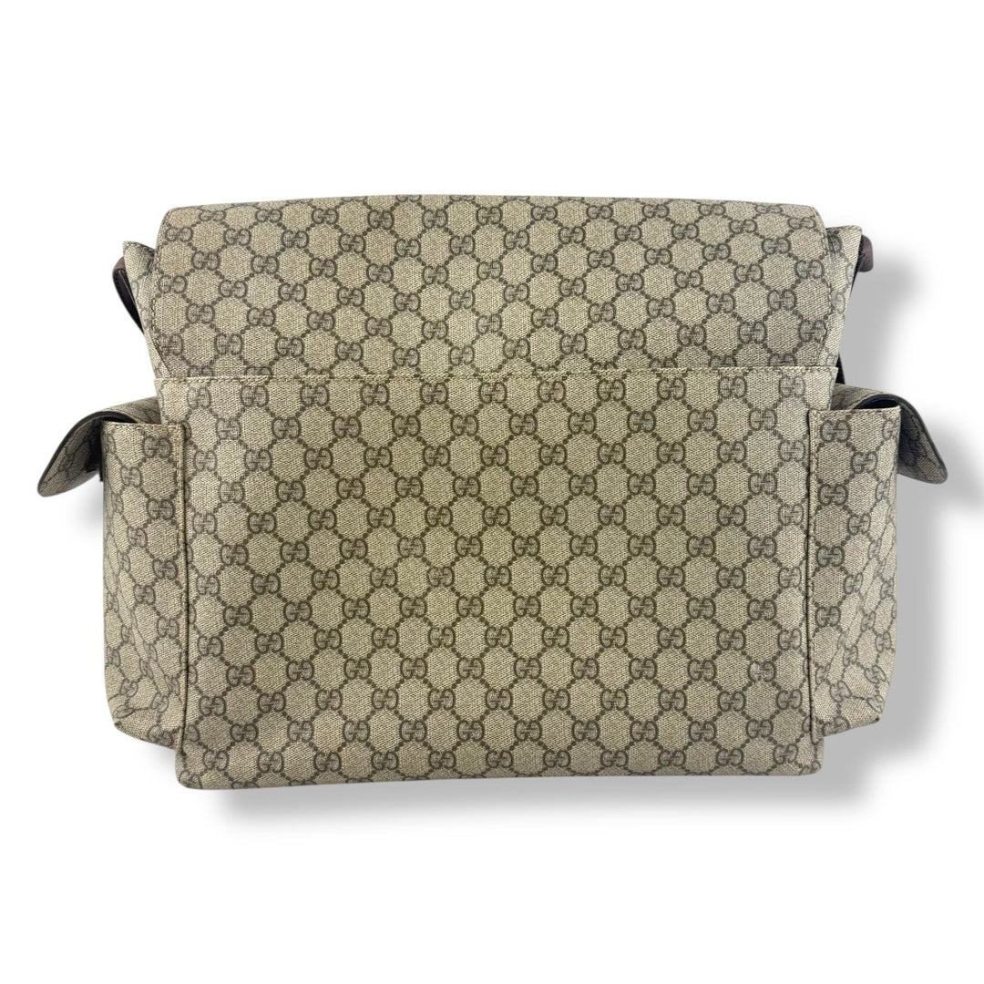 Gucci GG Canvas Beige Large Changing Bag - Lux Central