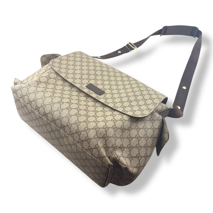 Gucci GG Canvas Beige Large Changing Bag - Lux Central