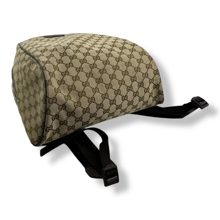 Gucci GG Canvas Beige Monogram Backpack - Lux Central