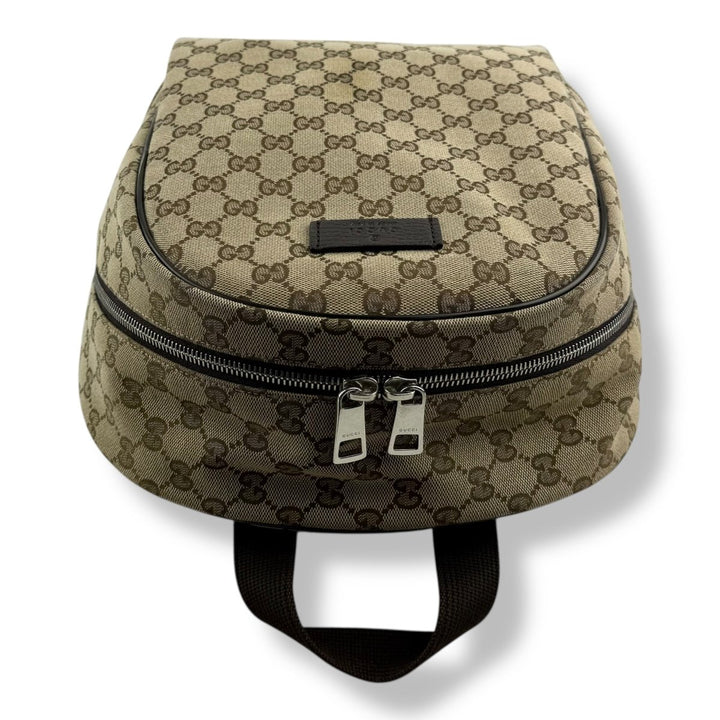 Gucci GG Canvas Beige Monogram Backpack - Lux Central