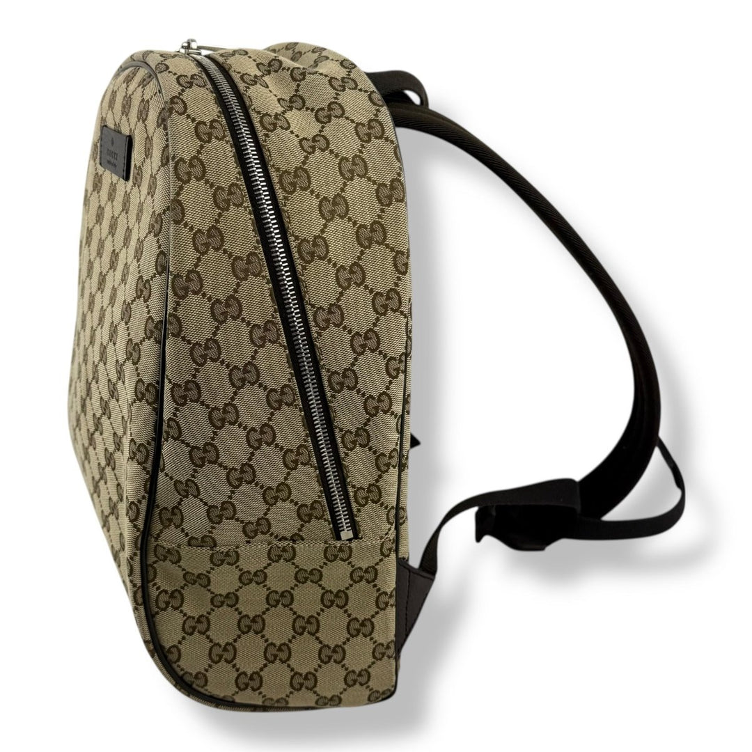 Gucci GG Canvas Beige Monogram Backpack - Lux Central