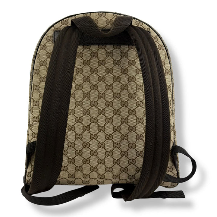 Gucci GG Canvas Beige Monogram Backpack - Lux Central