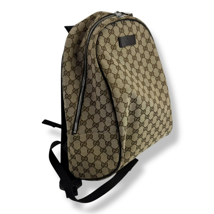 Gucci GG Canvas Beige Monogram Backpack - Lux Central