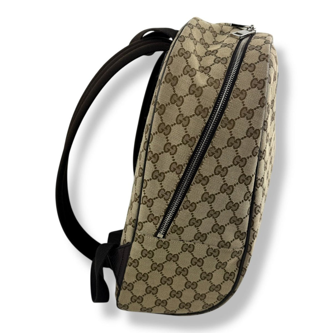 Gucci GG Canvas Beige Monogram Backpack - Lux Central