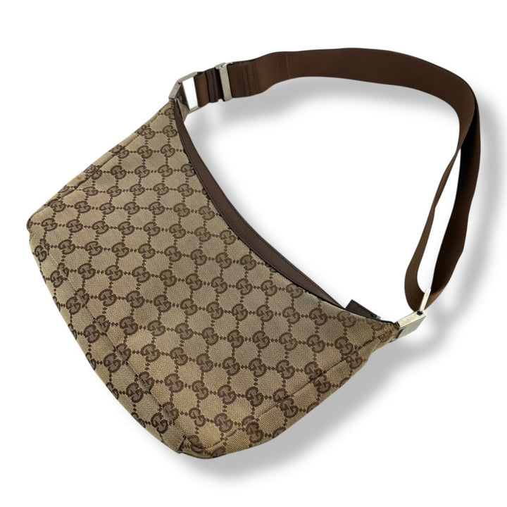 Gucci GG Canvas Beige Shoulder Handbag - Lux Central