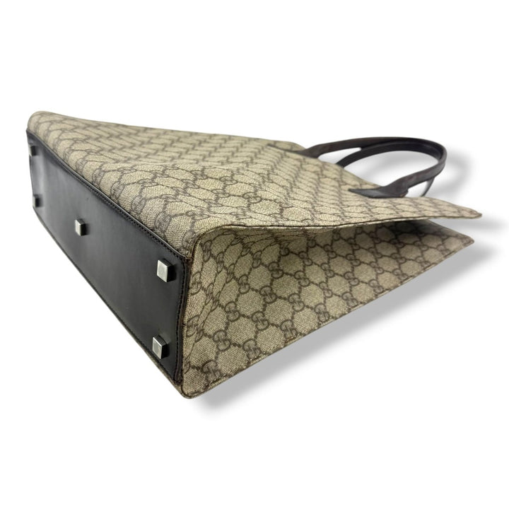 Gucci GG Canvas Beige Tote Bag - Lux Central