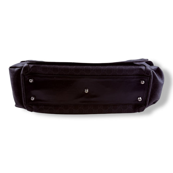 Gucci GG Canvas Black Supreme Monogram Large Changing Bag - Lux Central