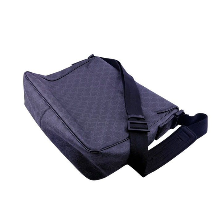 Gucci GG Canvas Black Supreme Monogram Large Messenger Changing Bag - Lux Central