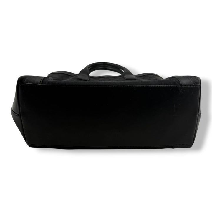 Gucci GG Canvas Black Tote Bag - Lux Central