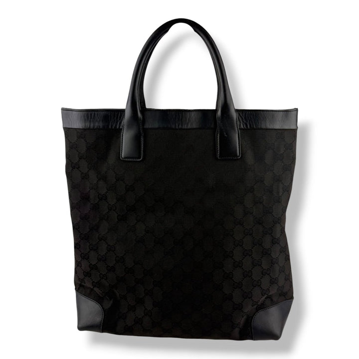 Gucci GG Canvas Black Tote Bag - Lux Central