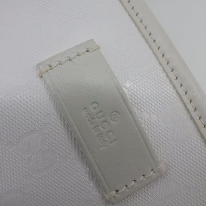 Gucci GG Canvas White Tote Bag - Lux Central