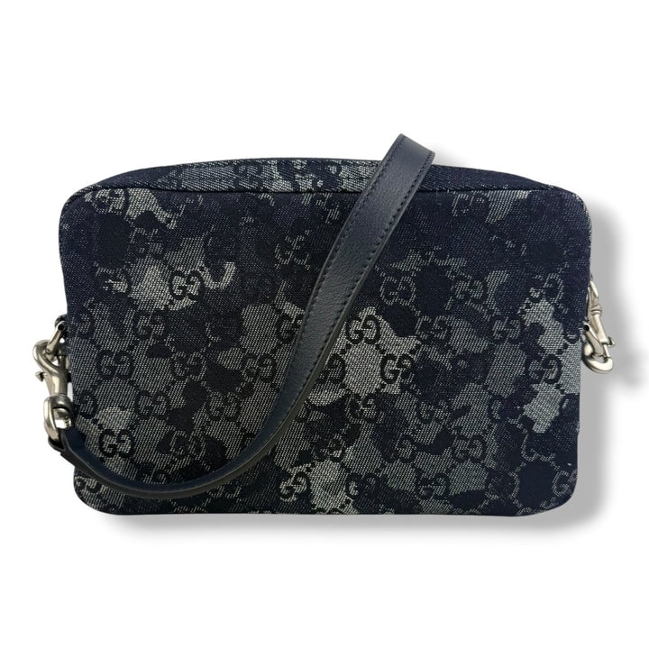 Gucci GG Denim Camouflage Small Crossbody Bag - Lux Central