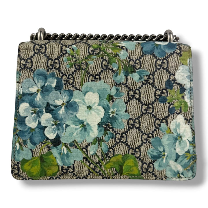 Gucci GG Dionysus Beige Blue Bloom Mini Handbag - Lux Central