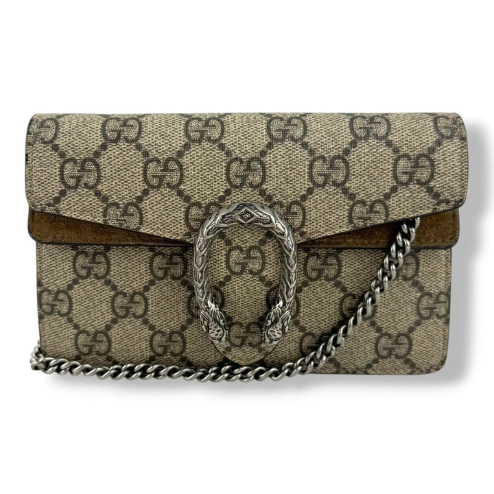 Gucci GG Dionysus Beige Super Mini Handbag - Lux Central