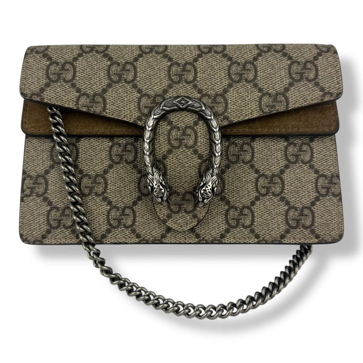 Gucci GG Dionysus Beige Super Mini Handbag - Lux Central