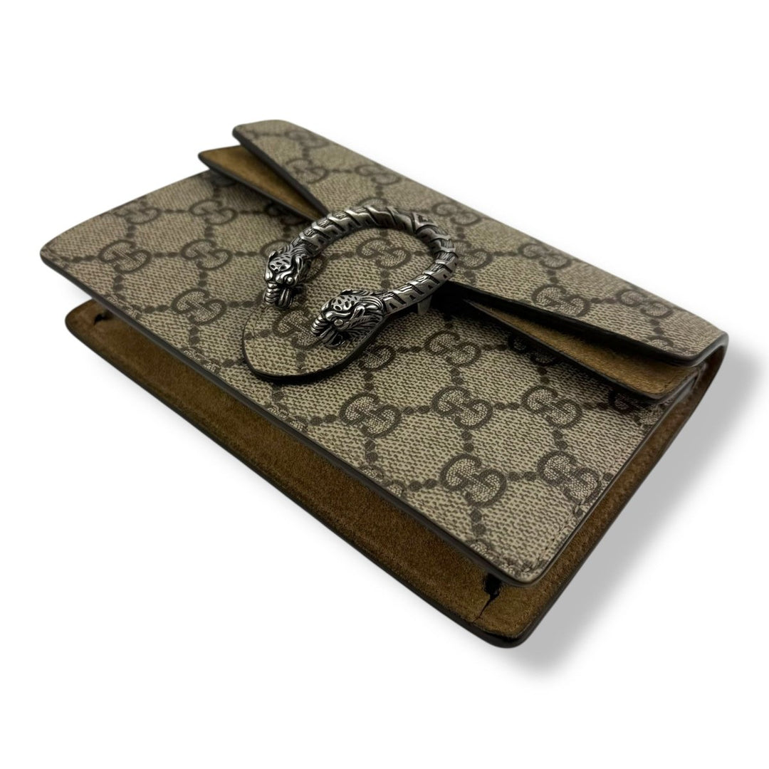 Gucci GG Dionysus Beige Super Mini Handbag - Lux Central