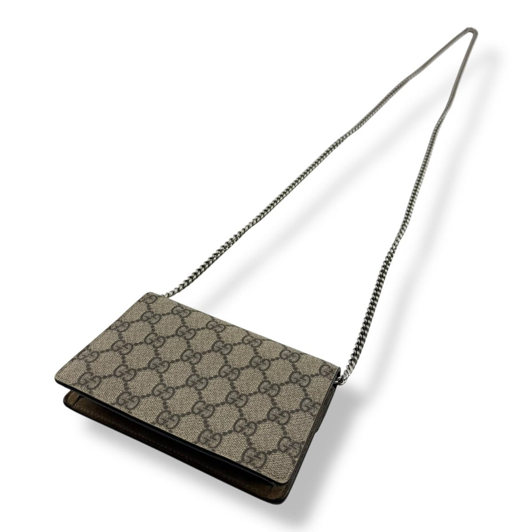 Gucci GG Dionysus Beige Super Mini Handbag - Lux Central